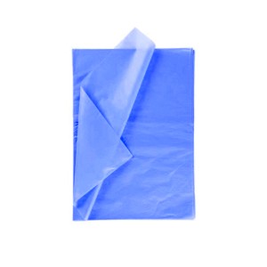 MIL28 PAPEL DE SEDA AZUL x 5hj